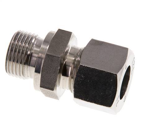 G 3/8'' Male x 12L Stainless steel Straight Cutting Ring with FKM Seal 315 Bar DIN 2353