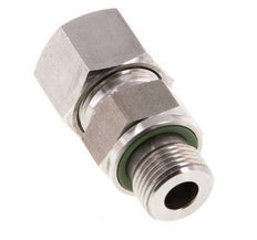 G 3/8'' Male x 12S Stainless steel Straight Cutting Ring with FKM Seal 630 Bar DIN 2353