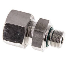 G 3/8'' Male x 16S Stainless steel Straight Cutting Ring with FKM Seal 400 Bar DIN 2353