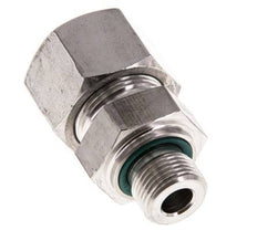 G 3/8'' Male x 16S Stainless steel Straight Cutting Ring with FKM Seal 400 Bar DIN 2353