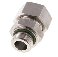 G 1'' Male x 30S Stainless steel Straight Cutting Ring with FKM Seal 400 Bar DIN 2353