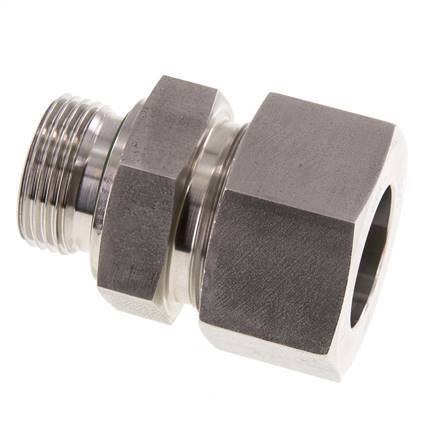 G 1'' Male x 30S Stainless steel Straight Cutting Ring with FKM Seal 400 Bar DIN 2353