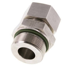 G 1 1/2'' Male x 30S Stainless steel Straight Cutting Ring with FKM Seal 400 Bar DIN 2353