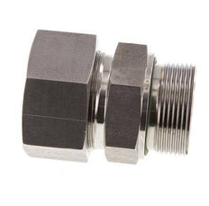 G 1 1/2'' Male x 38S Stainless steel Straight Cutting Ring with FKM Seal 315 Bar DIN 2353