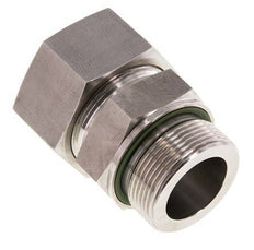 G 1 1/2'' Male x 38S Stainless steel Straight Cutting Ring with FKM Seal 315 Bar DIN 2353