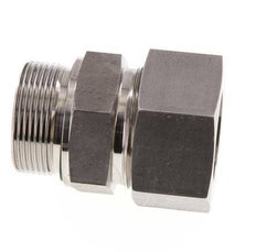 G 1 1/2'' Male x 38S Stainless steel Straight Cutting Ring with FKM Seal 315 Bar DIN 2353