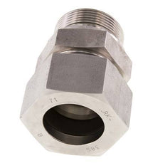 G 1 1/2'' Male x 38S Stainless steel Straight Cutting Ring with FKM Seal 315 Bar DIN 2353