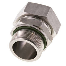 G 1 1/2'' Male x 42L Stainless steel Straight Cutting Ring with FKM Seal 160 Bar DIN 2353