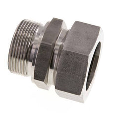 G 1 1/2'' Male x 42L Stainless steel Straight Cutting Ring with FKM Seal 160 Bar DIN 2353