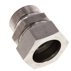 G 1 1/2'' Male x 42L Stainless steel Straight Cutting Ring with FKM Seal 160 Bar DIN 2353