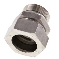 G 1 1/2'' Male x 42L Stainless steel Straight Cutting Ring with FKM Seal 160 Bar DIN 2353