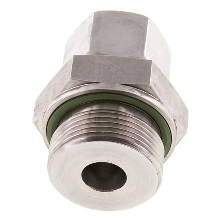 G 1 1/4'' Male x 20S Stainless steel Straight Cutting Ring with FKM Seal 400 Bar DIN 2353