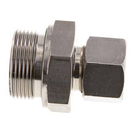 G 1 1/4'' Male x 20S Stainless steel Straight Cutting Ring with FKM Seal 400 Bar DIN 2353