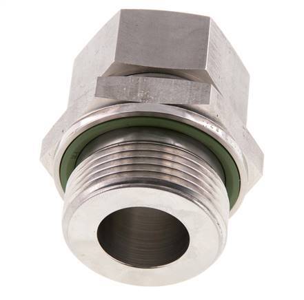 G 1 1/4'' Male x 28L Stainless steel Straight Cutting Ring with FKM Seal 160 Bar DIN 2353