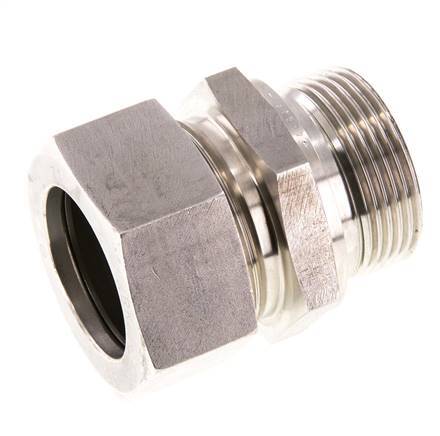 G 1 1/4'' Male x 35L Stainless steel Straight Cutting Ring with FKM Seal 160 Bar DIN 2353