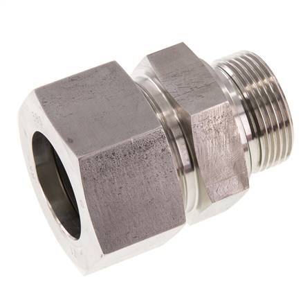 G 1 1/4'' Male x 38S Stainless steel Straight Cutting Ring with FKM Seal 315 Bar DIN 2353