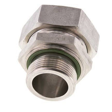 G 1 1/4'' Male x 42L Stainless steel Straight Cutting Ring with FKM Seal 160 Bar DIN 2353