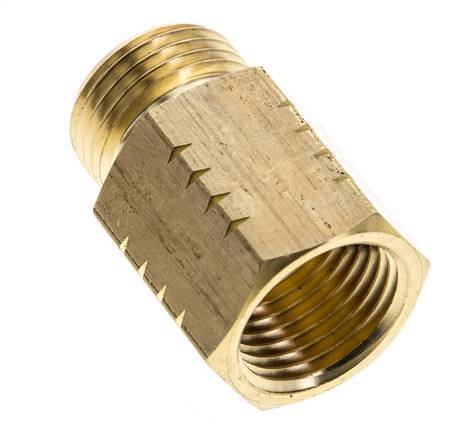 G 1/2'' x 1/2'' NPT M/F Brass Reducing Ring 16 Bar - Hydraulic