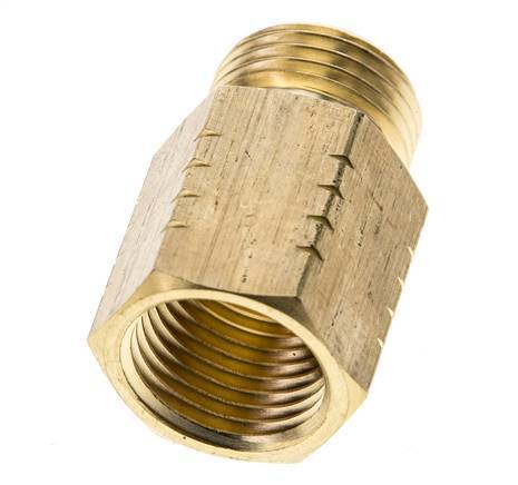 G 1/2'' x 1/2'' NPT M/F Brass Reducing Ring 16 Bar - Hydraulic
