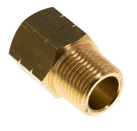 1/2'' NPT x G 1/2'' M/F Brass Reducing Ring 16 Bar - Hydraulic