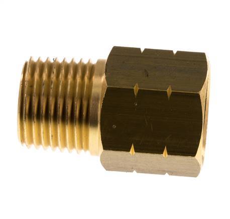 1/2'' NPT x G 1/2'' M/F Brass Reducing Ring 16 Bar - Hydraulic