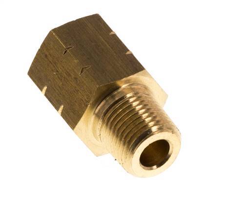 1/8'' NPT x G 1/8'' M/F Brass Reducing Ring 16 Bar - Hydraulic [2 Pieces]