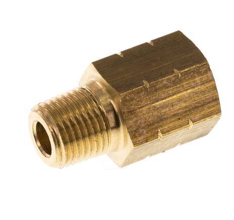 1/8'' NPT x G 1/8'' M/F Brass Reducing Ring 16 Bar - Hydraulic [2 Pieces]