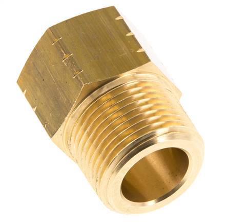 R 1'' x 1'' NPT M/F Brass Reducing Ring 16 Bar - Hydraulic