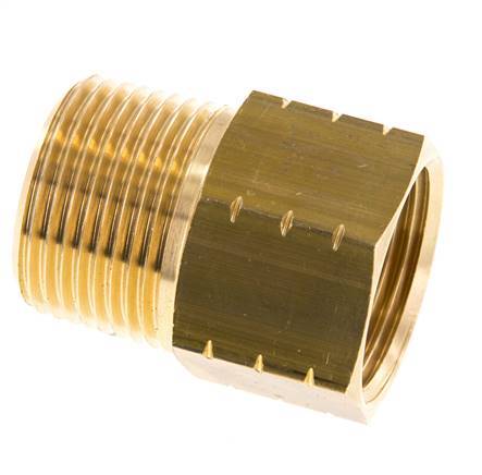 R 1'' x 1'' NPT M/F Brass Reducing Ring 16 Bar - Hydraulic