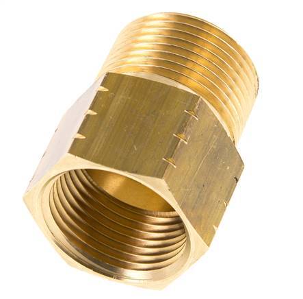 R 1'' x 1'' NPT M/F Brass Reducing Ring 16 Bar - Hydraulic