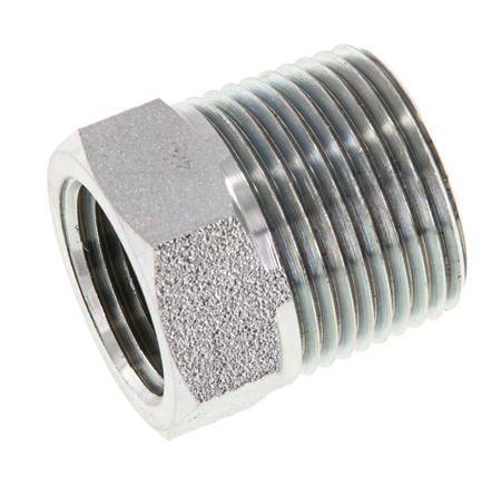 3/4'' NPT x 1/2'' NPT M/F Zinc plated Steel Reducing Ring 170 Bar - Hydraulic