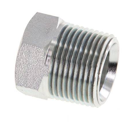 3/4'' NPT x 1/2'' NPT M/F Zinc plated Steel Reducing Ring 170 Bar - Hydraulic