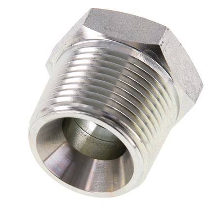 1'' NPT x 1/2'' NPT M/F Zinc plated Steel Reducing Ring 140 Bar - Hydraulic