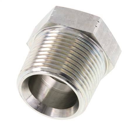 1'' NPT x 3/4'' NPT M/F Zinc plated Steel Reducing Ring 140 Bar - Hydraulic