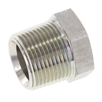 1'' NPT x 3/4'' NPT M/F Zinc plated Steel Reducing Ring 140 Bar - Hydraulic