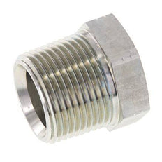 1'' NPT x 3/4'' NPT M/F Zinc plated Steel Reducing Ring 140 Bar - Hydraulic