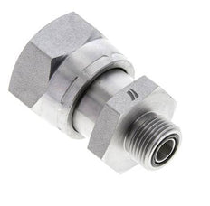 UN 1-7/16''-12 x UN 13/16''-16 F/M Zinc plated Steel Reducing Adapter ORFS 400 Bar - Hydraulic