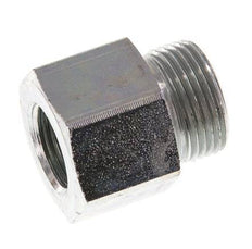M22 x G 3/8'' M/F Zinc plated Steel Reducing Adapter 40 Bar - Hydraulic