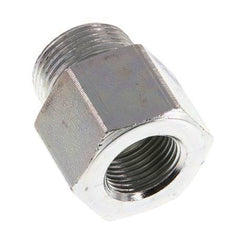 M22 x G 3/8'' M/F Zinc plated Steel Reducing Adapter 40 Bar - Hydraulic