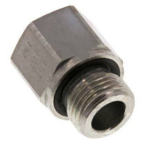 G 1/2'' x G 3/8'' M/F Zinc plated Steel Reducing Adapter 630 Bar - Hydraulic [2 Pieces]