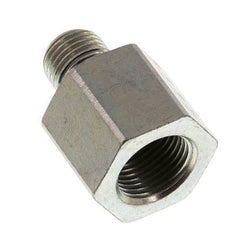 G 1/4'' x G 3/8'' M/F Zinc plated Steel Reducing Adapter 630 Bar - Hydraulic [2 Pieces]