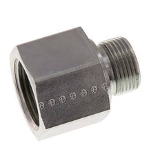 G 3/4'' x G 1'' M/F Zinc plated Steel Reducing Adapter 400 Bar - Hydraulic