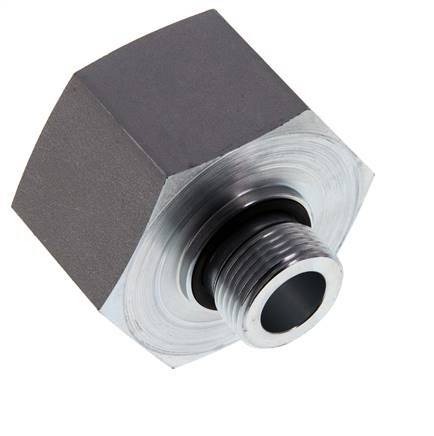 G 3/4'' x G 1 1/2'' M/F Zinc plated Steel Reducing Adapter 315 Bar - Hydraulic