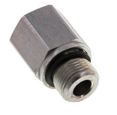 G 3/8'' x G 1/4'' M/F Zinc plated Steel Reducing Adapter 630 Bar - Hydraulic [2 Pieces]