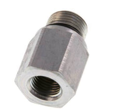 G 3/8'' x G 1/4'' M/F Zinc plated Steel Reducing Adapter 630 Bar - Hydraulic [2 Pieces]