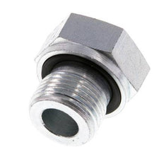 G 3/8'' x G 1/8'' M/F Zinc plated Steel Reducing Adapter 630 Bar - Hydraulic [2 Pieces]