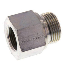G 1'' x G 3/4'' M/F Zinc plated Steel Reducing Adapter 400 Bar - Hydraulic
