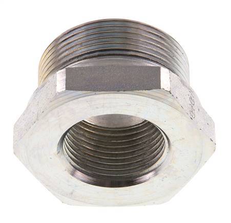 G 1 1/2'' x G 1'' M/F Zinc plated Steel Reducing Adapter 315 Bar - Hydraulic
