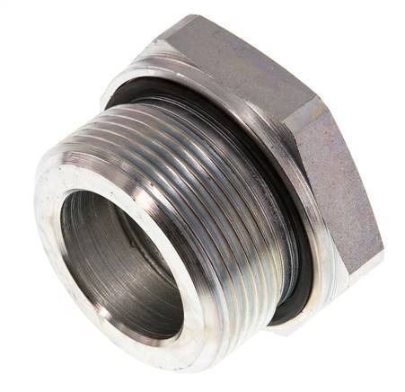 G 1 1/2'' x G 1'' M/F Zinc plated Steel Reducing Adapter 315 Bar - Hydraulic