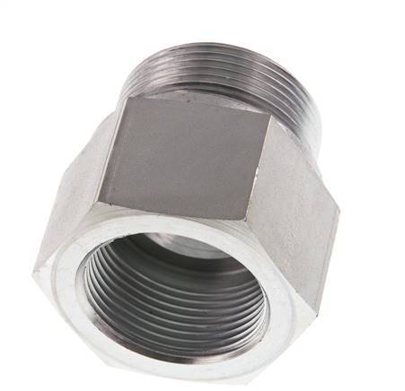 G 1 1/2'' x G 1 1/4'' M/F Zinc plated Steel Reducing Adapter 315 Bar - Hydraulic
